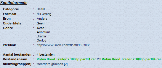 Spot Info FTD